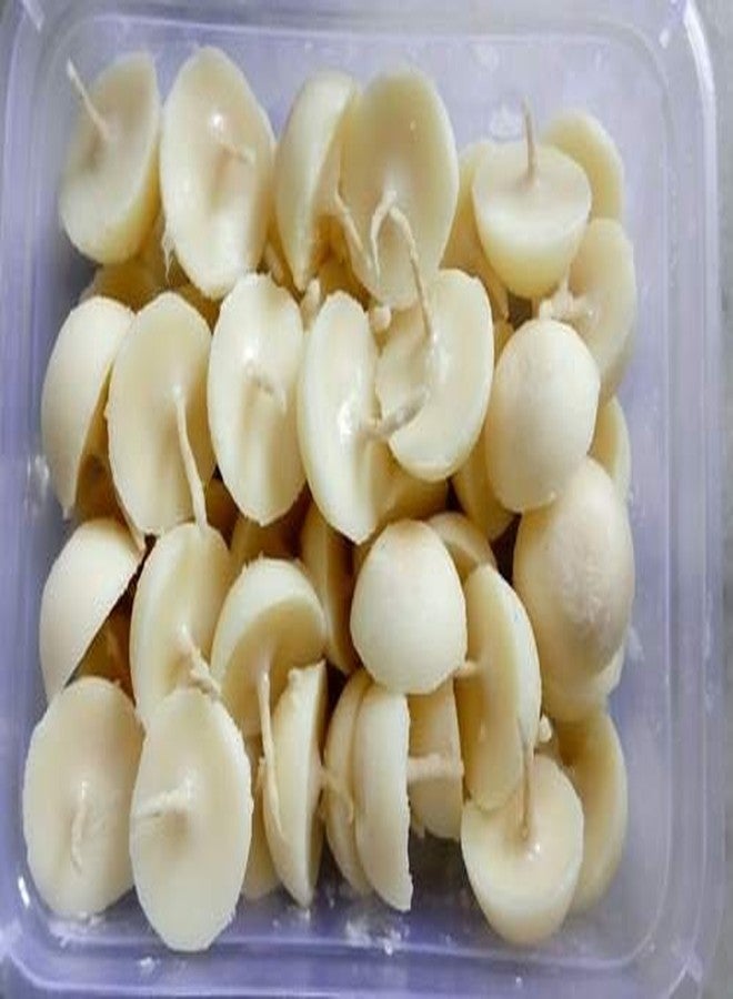 Crazy Sutra Pure Ghee Diya Batti - 100 Ready-to-Use Cotton Wicks | Pre-Soaked Ghee Batti for Puja, Diwali, and Daily Worship - Image 4